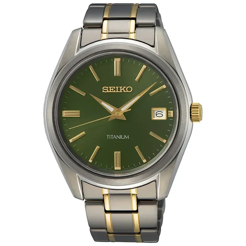 SEIKO MENS TITANIUM SUR377P1 40MM 100M