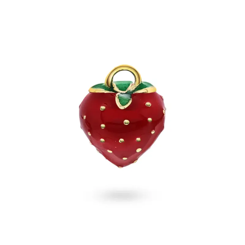 Berry Cute charm i 925 forgylt sølv