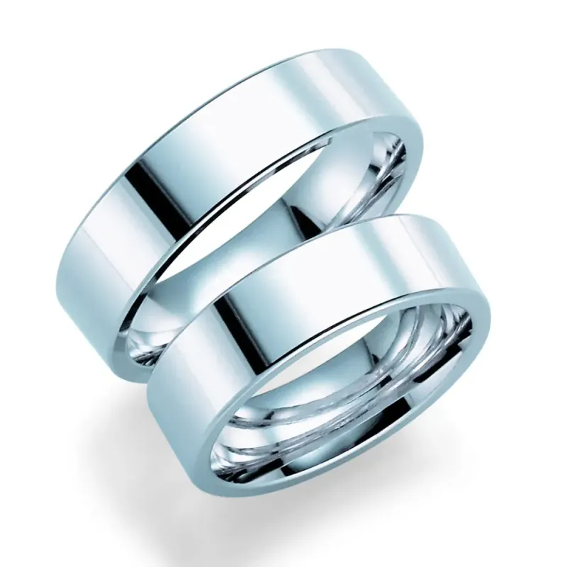 GD300H6 - Hvitt gull giftering 6 mm