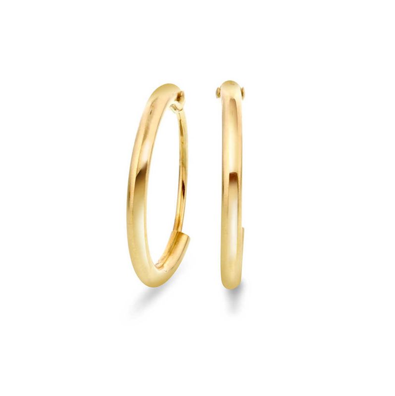 Øreringer i gultgull